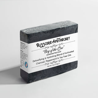 "Boy of the Cow" by Blisscore Apothecary, Handcrafted Soap with Activated Charcoal