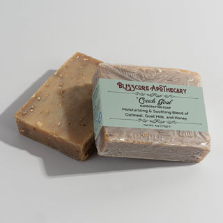 "Couch Goat" by Blisscore Apothecary, Handcrafted Soap with Oat Milk & Honey