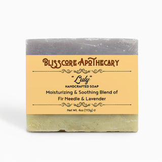 "Luly" by Blisscore Apothecary, Handcrafted Soap with Fir Needle & Lavender