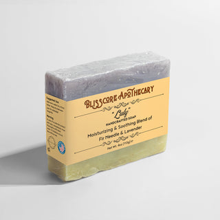 "Luly" by Blisscore Apothecary, Handcrafted Soap with Fir Needle & Lavender