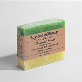 "Ironwood Ranch" by Blisscore Apothecary, Handcrafted Soap with Aloe & Cucumber