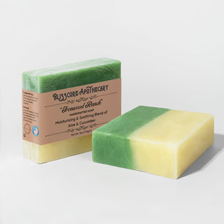 "Ironwood Ranch" by Blisscore Apothecary, Handcrafted Soap with Aloe & Cucumber