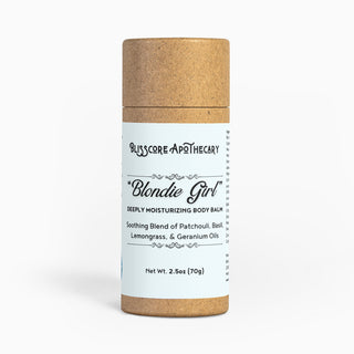 "Blondie Girl" by Blisscore Apothecary, Body Balm with Patchouli, Basil, Lemongrass, & Geranium Oils