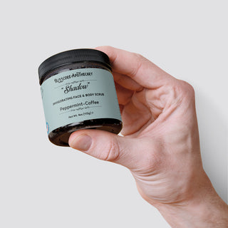 "Shadow" by Blisscore Apothecary, Peppermint-Coffee Scrub