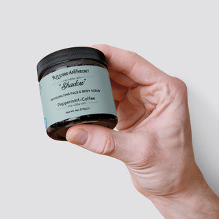 "Shadow" by Blisscore Apothecary, Peppermint-Coffee Scrub