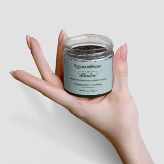 "Shadow" by Blisscore Apothecary, Peppermint-Coffee Scrub