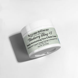 "Blueberry King #3" by Blisscore Apothecary, Face & Body Cream with Sweet Orange & Bergamot