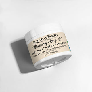 "Blueberry King #2" by Blisscore Apothecary, Tallow Cream with Fir Needle & Lavender (Skin Cream)