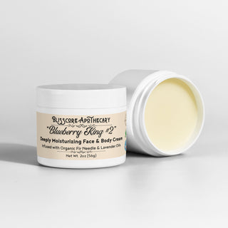 "Blueberry King #2" by Blisscore Apothecary, Tallow Cream with Fir Needle & Lavender (Skin Cream)