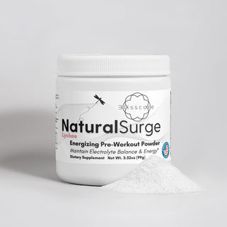 NaturalSurge (Energizing Pre-Workout Powder, Lychee)