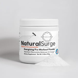 NaturalSurge (Energizing Pre-Workout Powder, Melon Creamsicle)