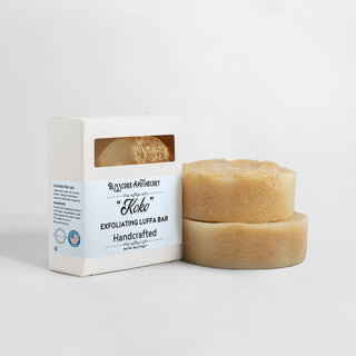 "Koko" by Blisscore Apothecary, Handcrafted Exfoliating Hemp & Luffa Bar
