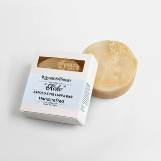 "Koko" by Blisscore Apothecary, Handcrafted Exfoliating Hemp & Luffa Bar