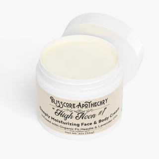"High Noon #1" by Blisscore Apothecary, Tallow Cream with Fir Needle & Lavender (Skin Cream)