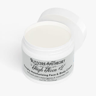 "High Noon #2" by Blisscore Apothecary, Face & Body Cream with Lemongrass & Lavender