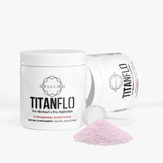 TitanFlo, Pre-Workout x Pro-Hydration (Strawberry Shortcake)