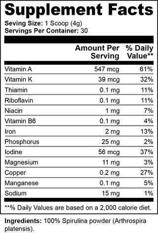 SuperWave (Spirulina Powder)