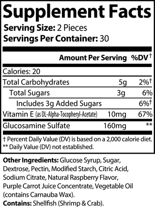 FlexEase (Joint Support Gummies, Raspberry)