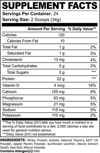 PureSource+ (Whey Protein Isolate with MCT, Vanilla)