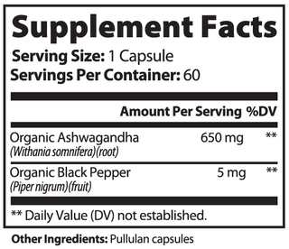 Ashwagandha (100% Organic)