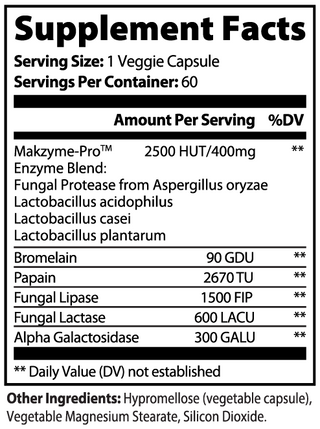Digestive Enzymes (100% Natural. Gluten-Free.)